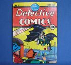 VTG DETECTIVE COMICS BATMAN ADVERTISING POSTER BOARD No.27 MAY 1939 COMIC BOOK