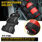 Fire Extinguisher Holder,Car Accessories for Jeep Wrangler Tj Jk Jl 1997-2018 B (For: More than one vehicle)
