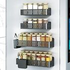 ENESNES Magnetic Spice Rack for Refrigerator 4 Pack Magnetic Shelf for Fridge...