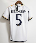 BELLINGHAM #5 VINI JR #7 MODRIC #10 Soccer Jersey Home White Shirt for Adult Man