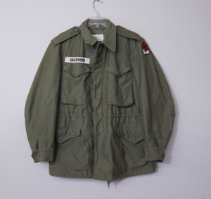 Vintage Field Jacket M-51 Military Cotton Small Reg  0G-107 Vietnam