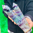 2.3LB Natural Fluorite Crystal Column Magic Wand Obelisk Point Earth Healing