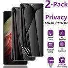 2-Pack Anti-Spy Privacy Hydrogel Screen Protector For Samsung S24 Ultra Plus S23