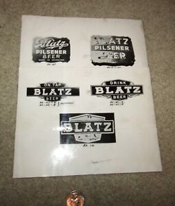 New Listing1940's BLATZ beer 5 different NEON SIGNS promotional photo