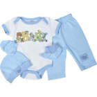 Precious Moments Baby Boy or Girl 5-Pc Gift Set Pink or Blue or Gray