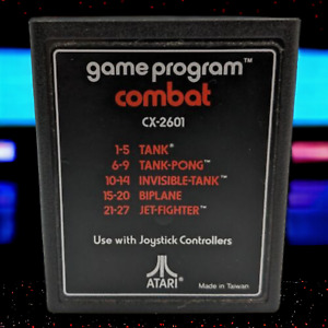 New ListingCombat Atari 2600 Game Cartridge TESTED WORKS