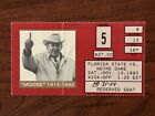1993 Notre Dame vs Florida State Ticket Game Of The Century Lou Holtz