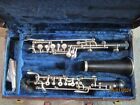 Lesher brand OBOE, MADE IN USA, GRENADILLA WOOD. With case and reed