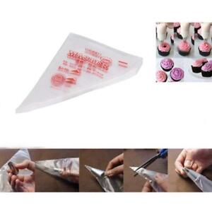 100 Pcs Disposable Pastry Bags - Icing Piping Bags for Cake & Cupcake Decorating
