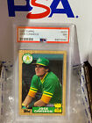 1987 TOPPS ALL-STAR ROOKIE #620 JOSE CANSECO ATHLETICS RC Invest Now PSA 7 💎 ⚾