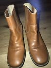 Women’s LL Bean  Brown Leather boots Size 9w