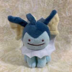 Pokemon Center Original Vaporeon Ditto Transform Plush Original Mascot Used