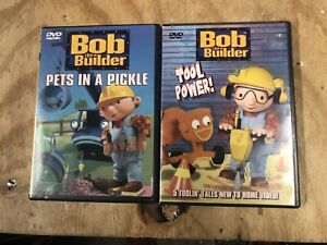 BOB THE BUILDER - LOT LOF 2 DVDs - TOOL POWER! & PETS IN A PICKLE