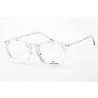 Lacoste Men's Eyeglasses Clear Lens Nude Transparent Plastic Frame L2846 662