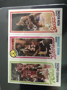 1980-81 Topps - #237-18-178 Magic Johnson, Maurice Cheeks, Ron Boone (RC)