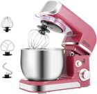 New ListingStand Mixer,3.2Qt Small Electric Food Mixer,6 Speeds Portable(Purplish-red)