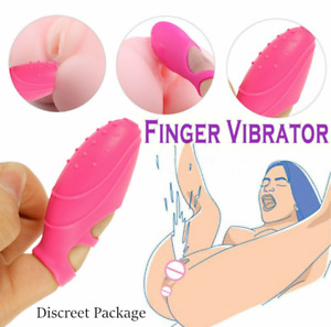 Finger Vibrator Clitoris G-Spot Stimulator Massager Sex Toy For Women Men Adult