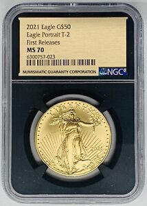 2021 $50 American Gold Eagle Coin NGC MS 70