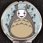 Totoro No Face Mask Spirited Away Ghibli Disney Makeup Compact Double Mirror