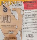 JUN 2012 POP HITS MONTHLY COUNTRY KARAOKE CDG buy 1 or message me for bulk