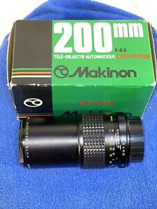 AUTO MAKINON MC  f=200mm 1:4.5 - 52 LENS FOR PENTAX -K - 8162041