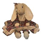 Handmade Rabbit doll Plush Spring Rag Bunny Rabbit Lace Stuffed Animal 21”
