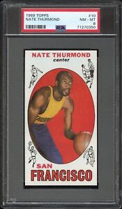 New Listing1969 Topps  Nate Thurmond #10  PSA 8