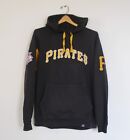 MLB Pittsburgh Pirates Black Pullover Hooded Sweatshirt Superb Condition Medium