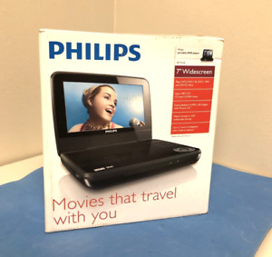 USED Philips Portable TV DVD Player 7
