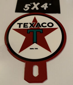 TEXACOPorcelain Like PlateTopper Sign Service Stations Auto Trucks Sales Gas Oil