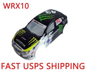 1/10 RC Painted Precut On Road Drift Touring WRX10 Hatchback Car Body 190mm