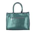 Green Leather Crocodile Embossed Convertible Bag for Shoulder Strap Gifts
