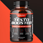 Snap Supplements Testo Booster, Promote Muscle Growth Energy Stamina, 60ct