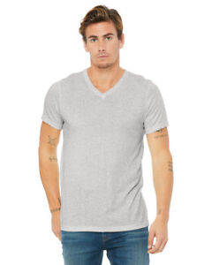 Bella + Canvas 3415C Unisex Short Sleeve Pre-Shrunk Triblend V-Neck T-Shirt