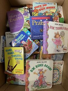 Lot of 57 Children BOARD Hardcover BABY TODDLER DAYCARE PRESCHOOL Kid BOOKS MIX