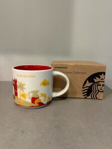New In Box Starbucks Barcelona, SPAIN  You Are Here Collection Coffee Mug 14oz
