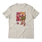 Grumpy Shiba Inu Dog, Doge Art Graphic T-Shirt Unisex Lightweight Cotton