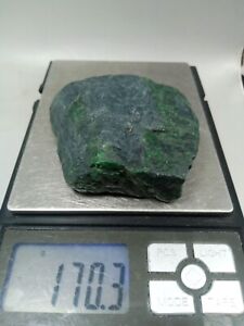 170grams Burmese Mawsitsit Jade Rough Cut 100%Authentic Natural Mawsitsit Slab