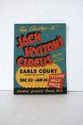 Vintage Jack Hylton Circus Flyer Earls Court London England Christmas Flyer Old