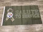 PITTSBURGH STEELERS FLAG 3'X5' Salute To Service 2021 AFC NORTH Champions