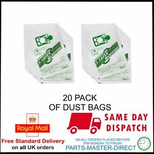 FITS ALL NUMATIC HENRY HVR200 & HETTY VACUUM CLEANER CLOTH DUST BAGS 20 PACK