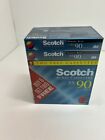 Scotch BX90 Audio Cassette 90 Minutes Lot of 8 Blank Tapes 3M NEW Sealed