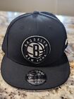 New Era 9Fifty Cap Hat Brooklyn Nets NBA Black  Snapback Adjustable Unisex NWT