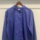 Brooks Brothers Shirt Womens Plus Size 3X  Blue Oxford Long Sleeve Wrinkle Free
