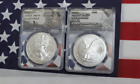 2021 (W) Silver Eagle - ANACS MS70 - Type I & Type II - First Strike Coin (J178)