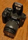 Canon Rebel T3i EOS 600D digital SLR camera, 18mm-55mm, with accessories