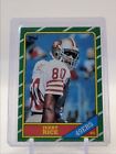 New ListingJERRY RICE 1986 TOPPS FOOTBALL ROOKIE SAN FRANCISCO 49ERS #161 RC Q1995