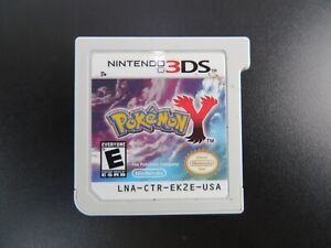 Pokemon Y (Nintendo 3DS, 2013) Authentic Game TESTED Game Only Tested Works