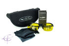 Wiley X Polarized Black Sunglasses GTV Z87+ Yellow Lenses NEW