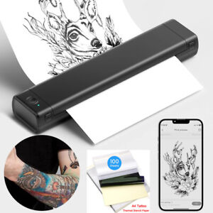 New ListingPhomemo Wireless Tattoo Stencil Printer Portable Transfer Copier & Thermal Paper